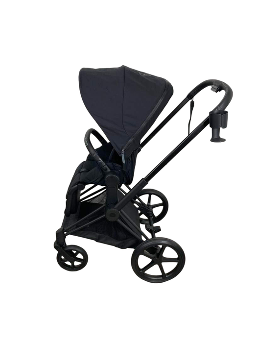 Shop Cybex PRIAM Stroller, 2021, Deep Black, Matte Black at Goodbuygears