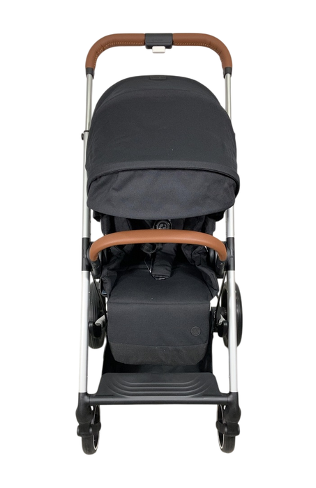 Shop Cybex Balios S Lux Stroller, 2021, Silver, Moon Black at Goodbuygears