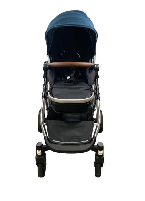 Shop Mockingbird Single to Double 2.0 Stroller, 2024, Sea, Silver With Penny Leather, Windowpane at Goodbuygears