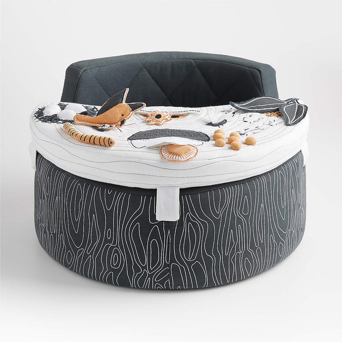 used Crate & Kids Busy Baby Activity Chair, Nature Friends