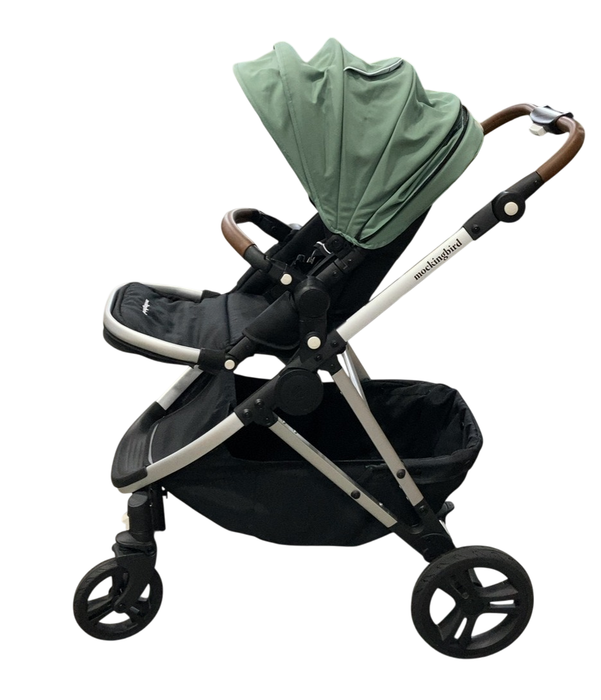 Shop Mockingbird Single 2.0 Stroller, 2025, Sage, Silver With Penny Leather, Windowpane at Goodbuygears
