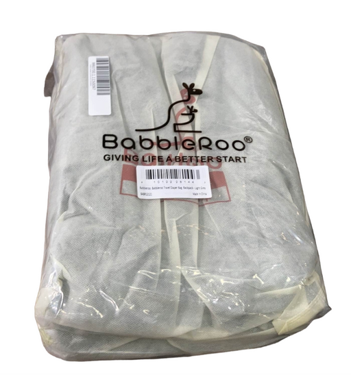 used BabbleRoo Original Diaper Bag Backpack, Light Grey