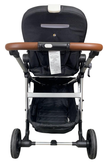 Shop Mockingbird Single 2.0 Stroller, Silver With Black Leather, 2024, No Canopy, No Canopy at Goodbuygears