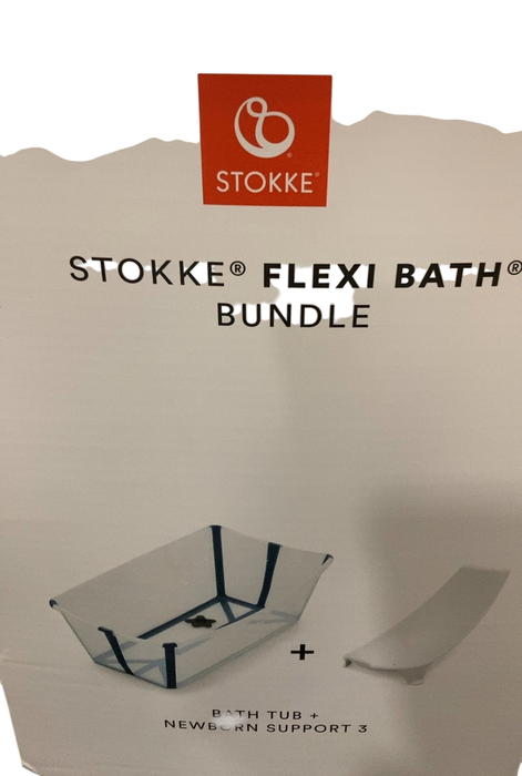 Shop Stokke Flexi Bath Bundle Pack, Regular, Transparent Ocean Blue at Goodbuygears