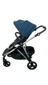 Shop Mockingbird Single to Double 2.0 Stroller, 2024, Sea, Silver With Black Leather, Windowpane at Goodbuygears