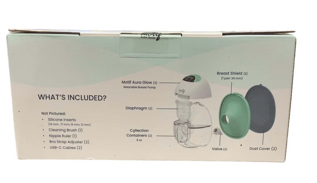 Shop Motif Medical Aura Glow Wearable Breast Pump, 2 Pumps at Goodbuygears