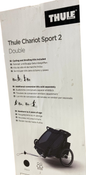 Shop Thule Chariot Sport 2 Bike Trailer, Black, 2024, Double at Goodbuygears