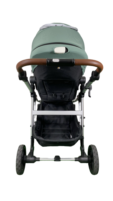 Shop Mockingbird Single to Double 2.0 Stroller, 2024, Sage, Silver With Penny Leather, Watercolor Drops at Goodbuygears