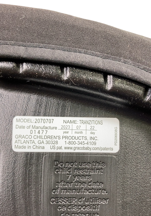 Shop Graco Tranzitions 3-in-1 Harness Booster Car Seat, 2023, Proof at Goodbuygears