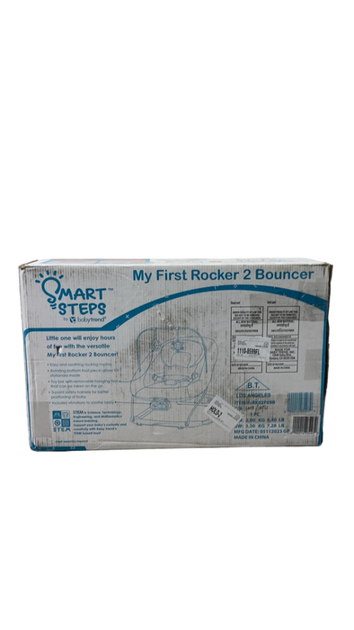 Shop Baby Trend Smart Steps My First Rocker 2 Bouncer, Orbits White at Goodbuygears