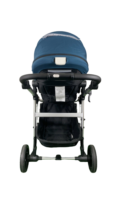 Shop Mockingbird Single to Double 2.0 Stroller, 2024, Sea, Silver With Black Leather, Windowpane at Goodbuygears