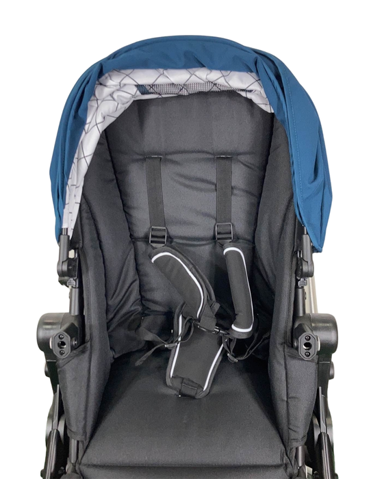 Shop Mockingbird Single to Double 2.0 Stroller, Silver with Penny Leather, Windowpane, Sea, 2024 at Goodbuygears