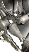 Shop Mockingbird Single to Double 2.0 Stroller, 2024, Black, Silver With Black Leather, Windowpane at Goodbuygears