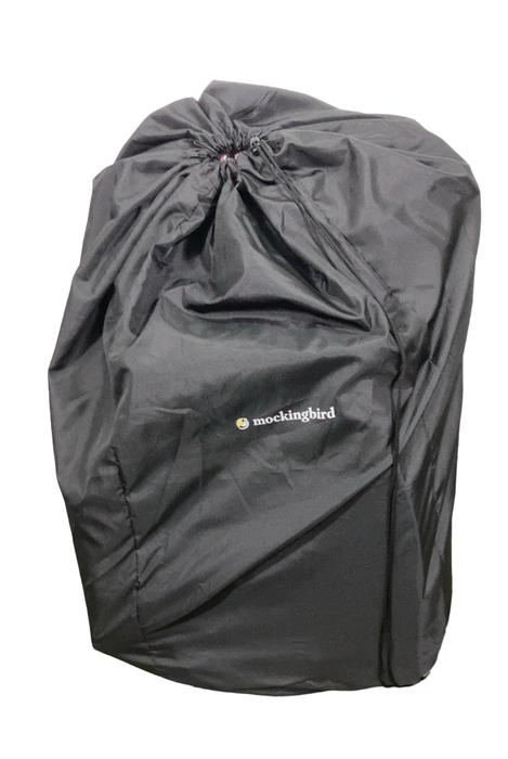Shop Mockingbird Single 2.0 Stroller, 2024, Black, Silver With Penny Leather, Watercolor Drops at Goodbuygears