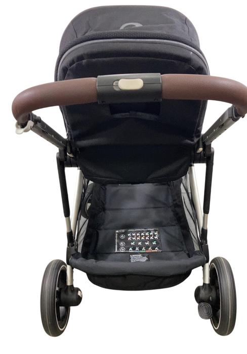 Shop Cybex Gazelle S Modular Stroller, 2024, Moon Black, Silver Frame at Goodbuygears