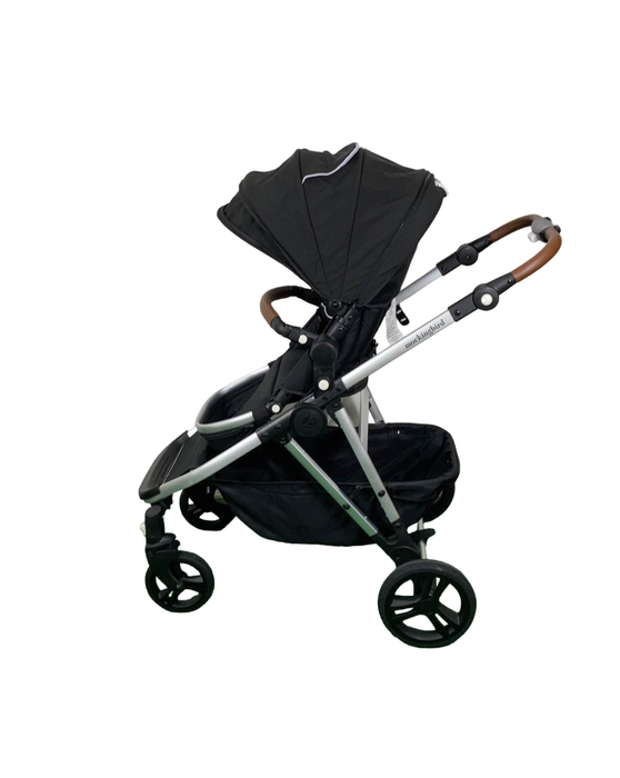 Shop Mockingbird Single to Double 2.0 Stroller, Silver with Penny Leather, Watercolor Drops, Black , 2024 at Goodbuygears