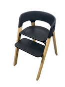 Shop Stokke Steps Chair, Black/Natural at Goodbuygears