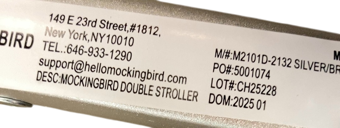 Shop Mockingbird Single to Double 2.0 Stroller, Sky, Watercolor Drops, Silver With Penny Leather, 2025 at Goodbuygears