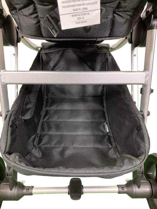 Shop Mockingbird Single to Double 2.0 Stroller, 2024, Silver with Black Leather, Windowpane, Black at Goodbuygears