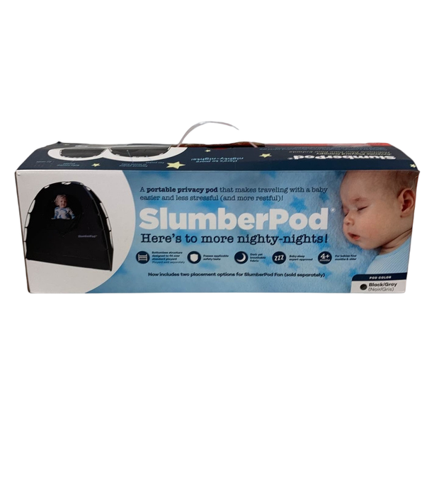 Shop SlumberPod 3.0 Sleep Canopy, Black with Gray Accents at Goodbuygears