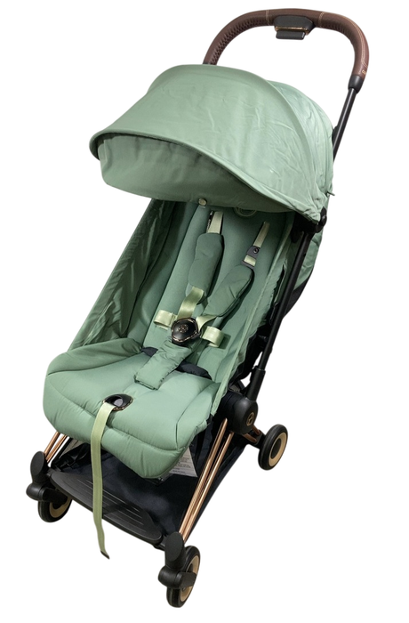 Shop Cybex Coya Stroller, 2023, Chrome, Leaf Green at Goodbuygears