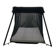 Shop BabyBjorn Travel Crib Light Bundle with Fitted Sheet, Black at Goodbuygears