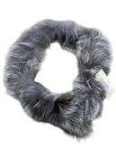 Shop BabyFrrr Faux Fur Stroller Hood Trim, Grey/White at Goodbuygears