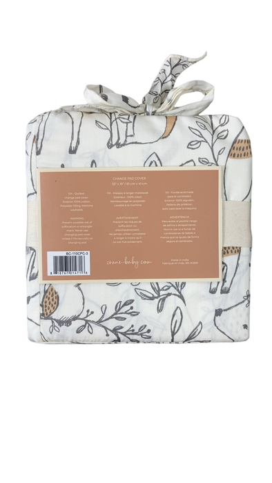 Shop Crane Baby Change Pad Cover, Ezra Beige, Quilted at Goodbuygears