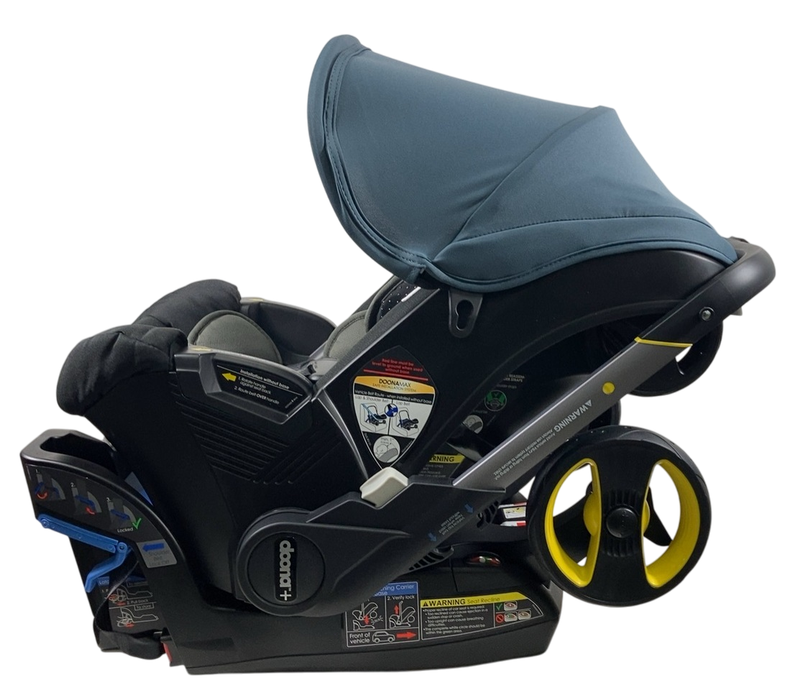 Shop Doona Infant Car Seat & Stroller Combo, Ocean Blue, 2024 at Goodbuygears