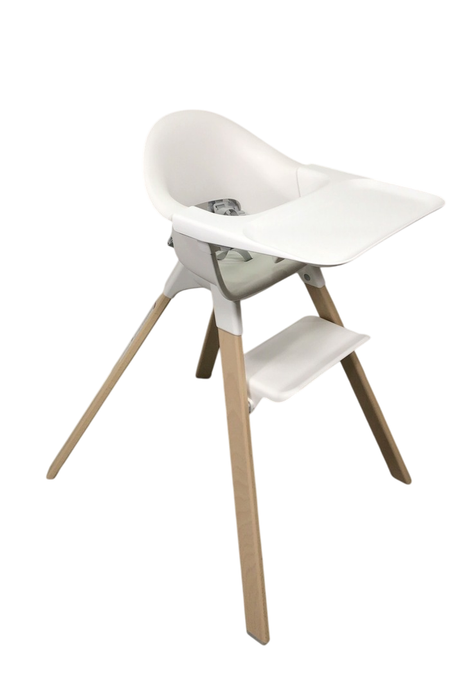 Shop Stokke Clikk High Chair, White at Goodbuygears