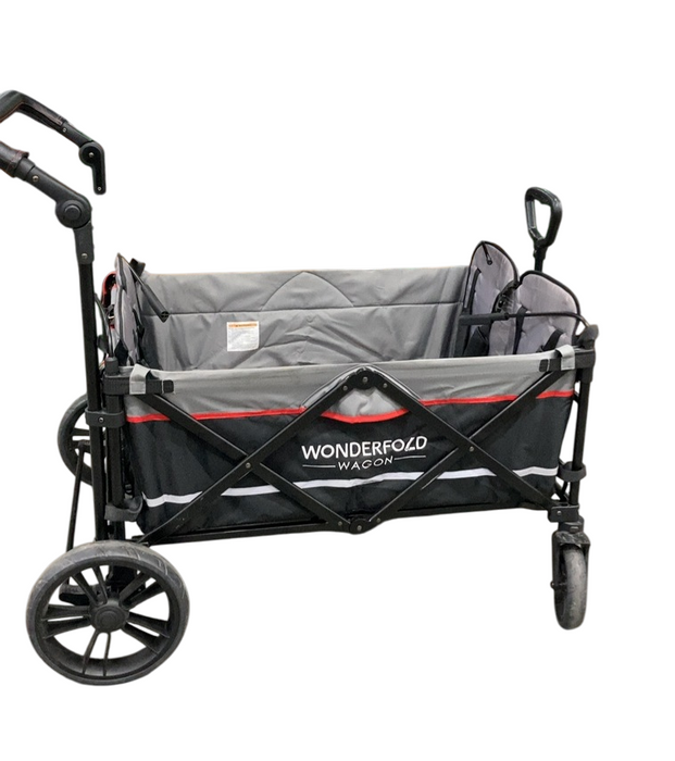 Shop Wonderfold X4 Push & Pull Quad Stroller, 2021, Black/Red/Grey at Goodbuygears