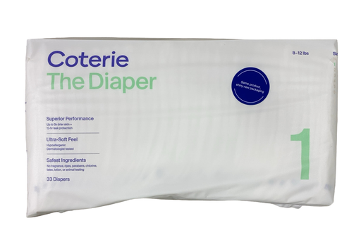 Shop Coterie Size 1 Diapers, 33 Count at Goodbuygears