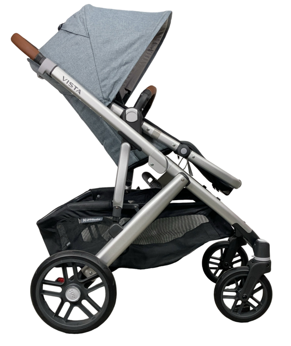 Shop UPPAbaby VISTA V2 Stroller, 2023, Gregory (Blue Melange) at Goodbuygears