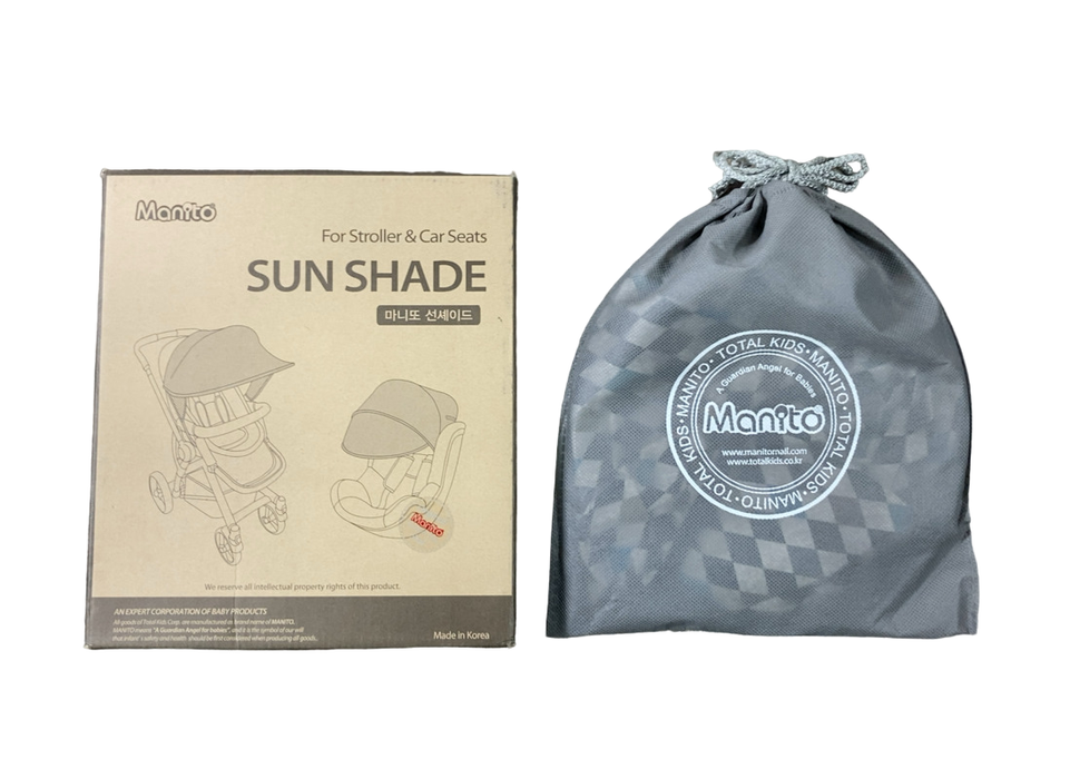 Shop Manito Sun Shade For Strollers And Car Seats, Scandi (Diamond Blue) at Goodbuygears