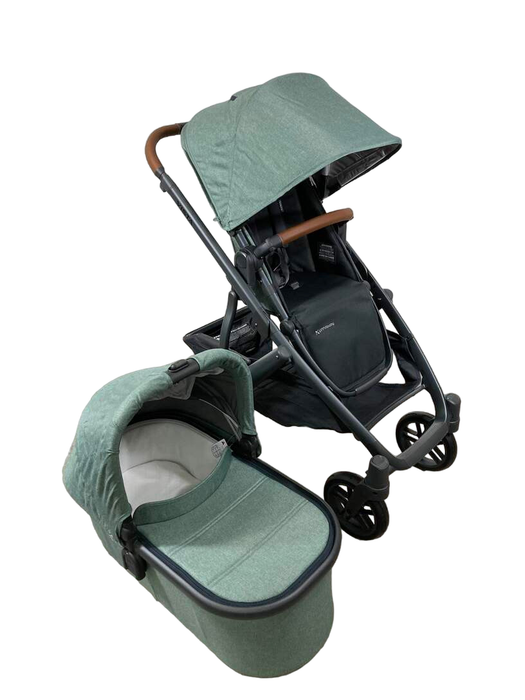 Shop UPPAbaby VISTA V2 Stroller, 2023, Gwen (Green Melange) at Goodbuygears