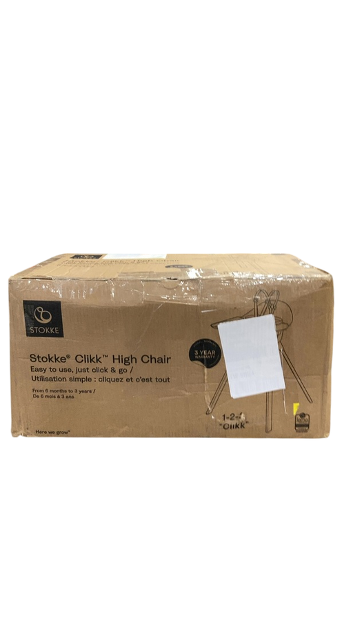 Shop Stokke Clikk High Chair, Black Warm Brown at Goodbuygears