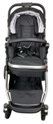 Shop Mockingbird Single to Double 2.0 Stroller, 2024, Black, Silver With Black Leather, Watercolor Drops at Goodbuygears