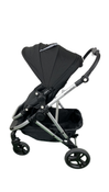 Shop Mockingbird Single 2.0 Stroller, 2024, Black, Silver With Black Leather, Windowpane at Goodbuygears
