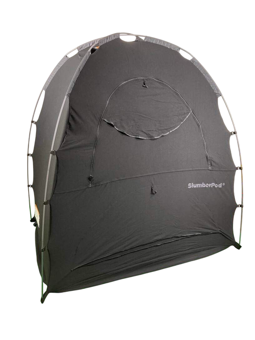 Shop SlumberPod 3.0 Sleep Canopy, Black with Gray Accents at Goodbuygears