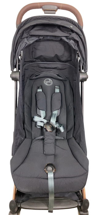 Shop Cybex Coya Stroller, 2023, Rose Gold, Sepia Black at Goodbuygears