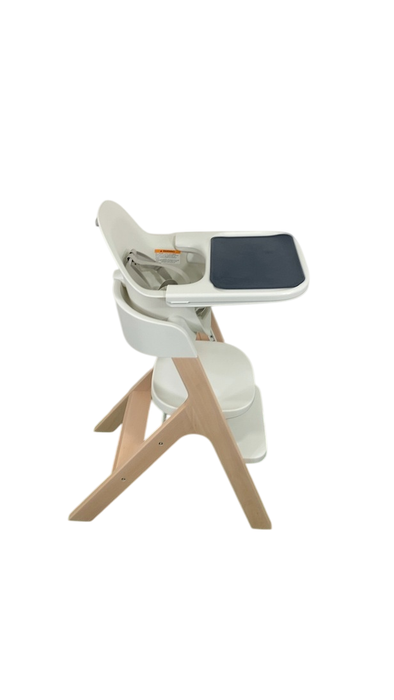 Shop Mockingbird High Chair, 2.0, Natural Beech, White HIDDEN 9.25 JL at Goodbuygears