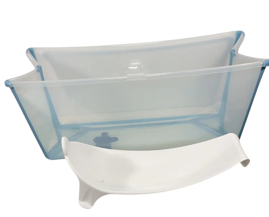 Stokke Flexi Bath Bundle Pack, Regular, Transparent Ocean Blue