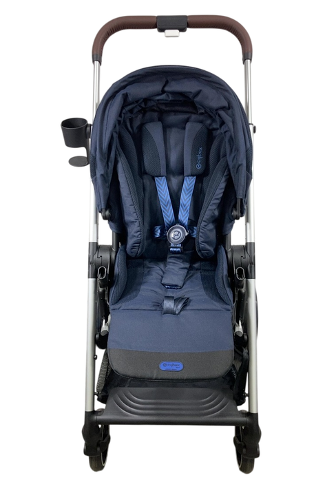 Shop Cybex Balios S Lux Stroller, 2023, Ocean Blue, Silver at Goodbuygears