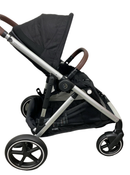 Shop Cybex Gazelle S Modular Stroller, 2024, Moon Black, Silver Frame at Goodbuygears