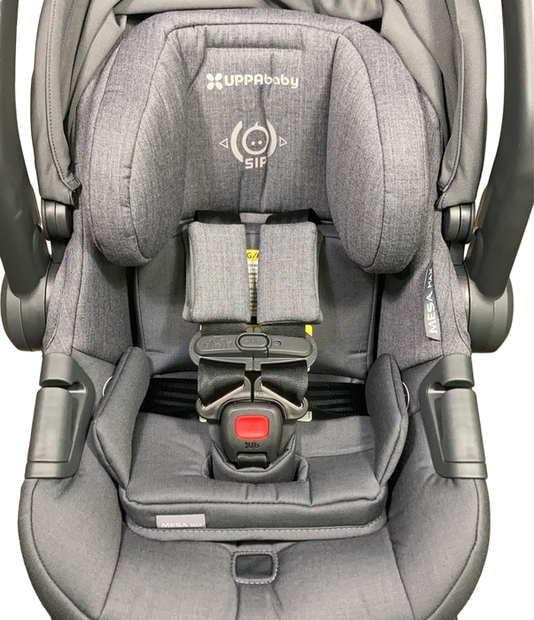 Shop UPPAbaby MESA MAX Infant Car Seat and Base, 2022, PureTech Greyson (Charcoal Melange) at Goodbuygears