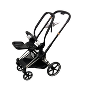 Shop Cybex PRIAM Stroller Frame And Seat, 2022, Chrome/Black at Goodbuygears