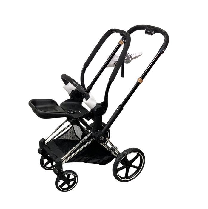 Shop Cybex PRIAM Stroller Frame And Seat, 2022, Chrome/Black at Goodbuygears