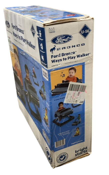 Shop Bright Starts Ways To Play 4-In-1 Baby Activity Walker, Blue Grey, Ford Bronco at Goodbuygears