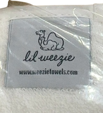 Shop Lil Weezie Pair of Baby Washcloths, White at Goodbuygears