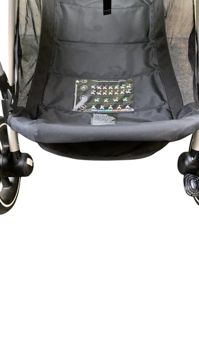 Shop Cybex Gazelle S Modular Stroller, 2024, Moon Black, Silver Frame at Goodbuygears